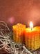 КУКУРУДЗА свічка з бджолиного воску / жовта 046 фото 2